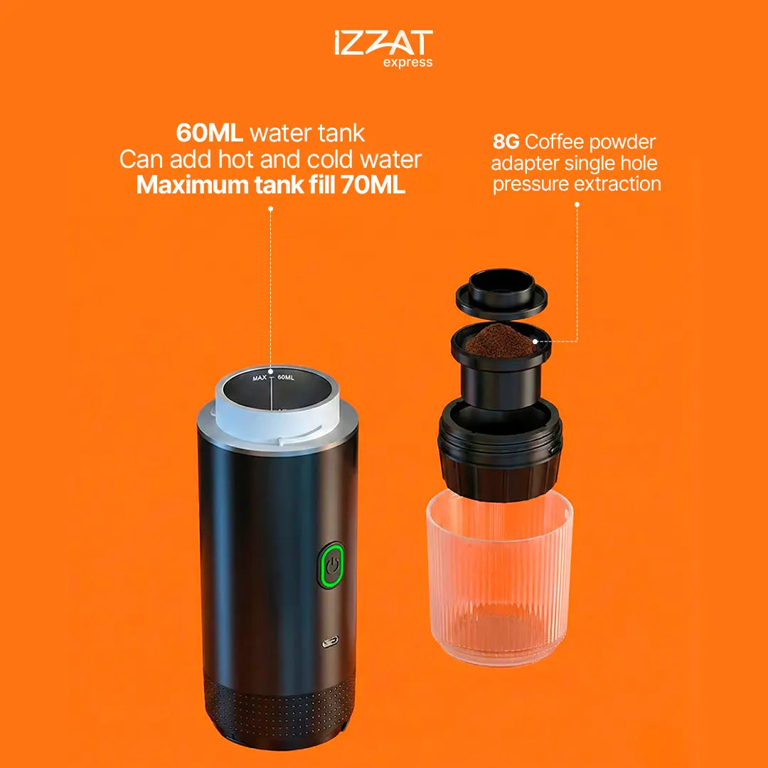 Tazzi Portable Espresso 3-in-1 Coffee Machine