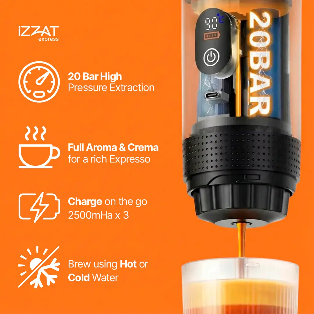 Tazzi Portable Espresso 3-in-1 Coffee Machine