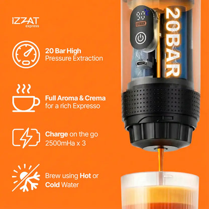 Tazzi Portable Espresso 3-in-1 Coffee Machine